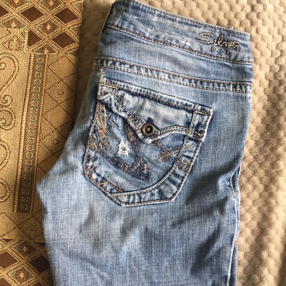 Silver jeans